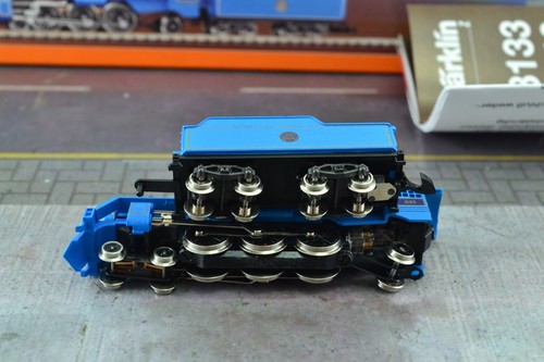 Marklin 8810 4-6-2 New Jersey Central Railroad Steam Locomotive Blue Z Scale - Picture 4 of 5