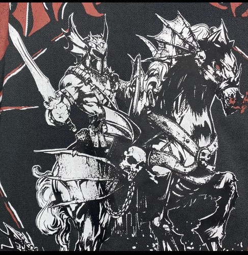 Dungeons And Dragons D&D Warduke Evil Fighter Full Zip Shirt Jacket Mens Size L - Picture 8 of 19