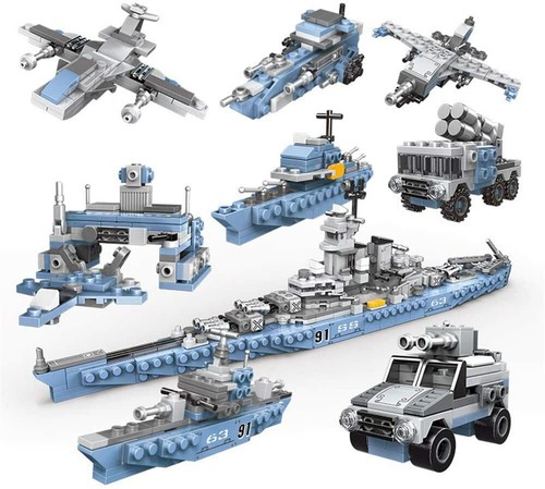 Xingbao USS Missouri Battleship Building Blocks 8 In 1 Set Display Box US Seller - Picture 4 of 13
