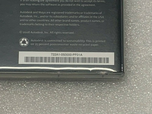 Sealed Autodesk Maya 2009 10th Anniversary Student Version DVDs only No codes - Picture 5 of 5