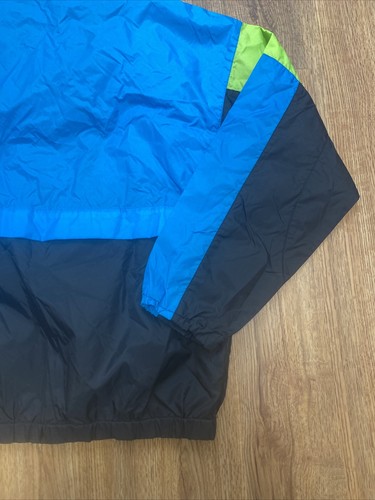 Vintage Black Ice Multicolor L/S Windbreaker 80’s 90’s Mens Pullover Large EUC - Bild 9 von 10