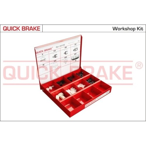 1 Sortiment Befestigungselemente QUICK BRAKE 0001DE passend für 1 Sortiment Befestigungselemente QUICK BRAKE 0001DE passend für
