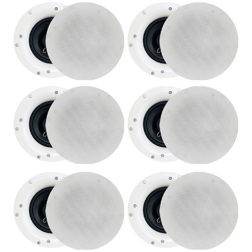 Woofer Speaker 5.25” Ceiling Wall Mount Frameless Speakers 2 Way Mid bass Set 6 - Bild 1 von 14