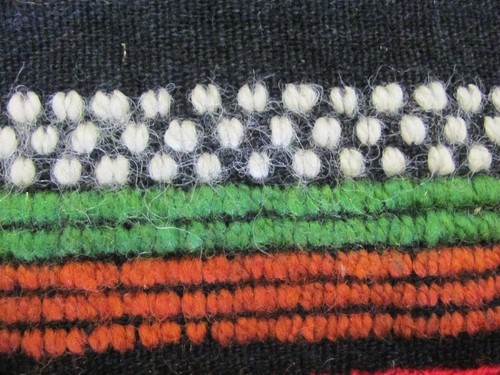 1936 ANTIQUE FOLK ART HAND EMBROIDERED WOOL THREADS PILLOW CASE - Picture 7 of 12