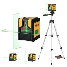 PREXISO Laser Level Tripod 100Ft Dual Module Self Leveling Cross Line LaserLevel
