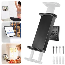 Universal Tablet Phone Wall Mount 360° Rotation Holder for 4.7-13" iPad  iPhone