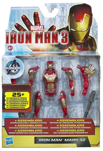 Marvel Iron Man 3 - IRON MAN MARK 42 10cm / 3,75"-inch Assemblers Actionfigur - Bild 3 von 5