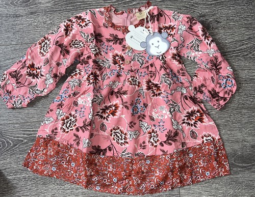 bellybutton mother nature & me Baby Girls' DRESS size 74cm. 9-12 months PRP€56 - 第 2/12 張圖片