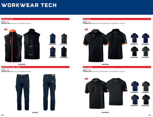 02412 Sparco Racing Chaqueta Softshell Técnica Ropa de Trabajo Mecánico Equipo Pitcrew - Imagen 13 de 71