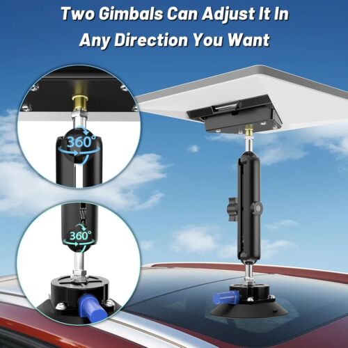 Starlink Mini Mount, Lymorexan Starlink Mini Roof Mount with 4.5" Suction Cup - Afbeelding 4 van 7