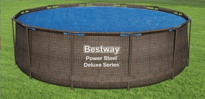 Bâche à bulles pour piscine ronde - 3,05 à 5,49 m Bestway - Photo 2/4