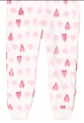 Bmagical Girls Blanket Sleeper Pajamas White Size 5 Unicorn Hood Allover Hearts - Picture 10 of 12