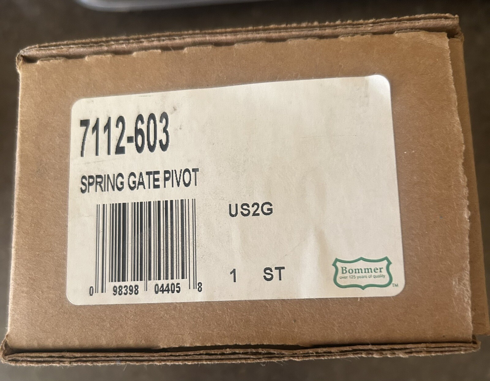 Bommer 7112603 Surface Mount Adjustable Tension Spring Gate Pivot