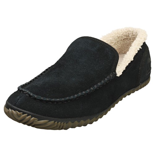 SOREL Dude Moc Herren Black Schuhe Slipper