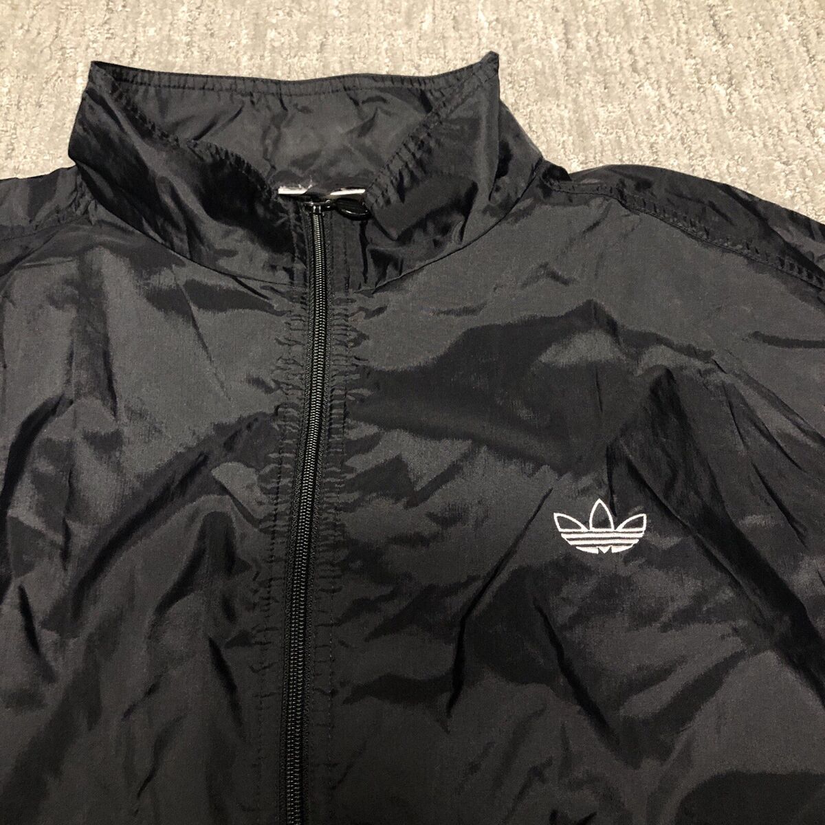 Vintage 90s Adidas Originals Windbreaker Track Jacket Mens Vintage 90s Adidas Originals Windbreaker Track Jacket Mens