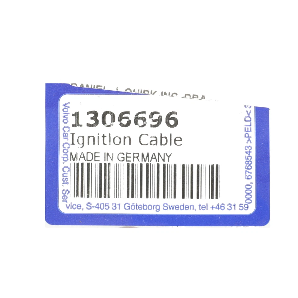 Cable de plomo bobina de encendido genuino Volvo 1985-1993 240 244 245 1306696 Foto 4 de 4