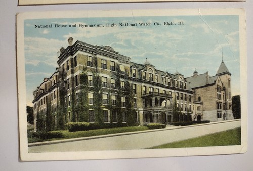 Vintage Postkarten Dundee Elgin Illinois Fin N Feather Farm & National House 4 - Bild 3 von 10