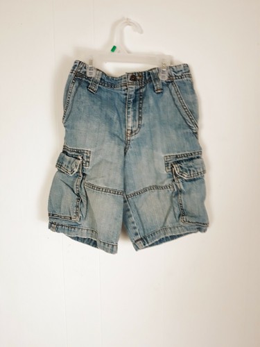 Old Navy Denim Cargo Shorts Youth Boys Size 8 - Picture 9 of 9