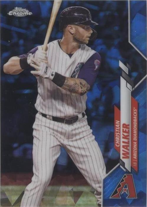 2020 Topps Chrome Sapphire Edition - Christian Walker #493 - 1 of 1