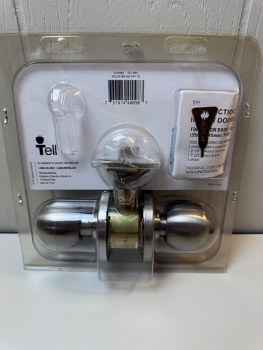 Kommerzielles Sichtschutz-Schloss-Set Kugelknopf Tell Manufacturing CL100004 SV-Serie - Bild 2 von 3