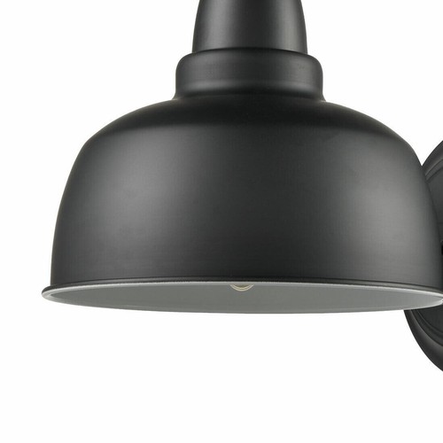 Vintage Gooseneck Barn Light Wall Sconces in Black Finish for Porch Set of 2 - Picture 7 of 8