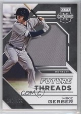 2016 Panini Elite Extra Edition Future Threads Silhouettes /299 Mike Gerber 0g4
