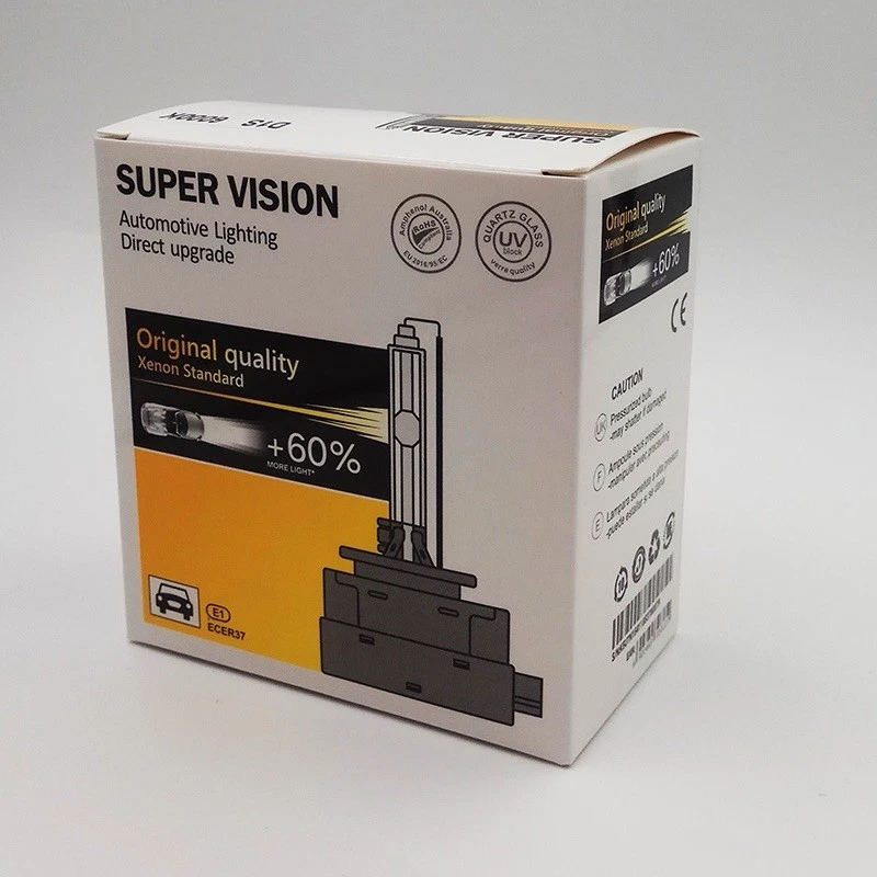 Extremely Bright 4300K Warm White Color D1S HID XENON Headlights - Pack of 2 - Image 2 of 4