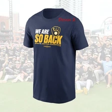 Milwaukee Brewers 2025 NL Central Division Champions One Side FREESHIP For Fans