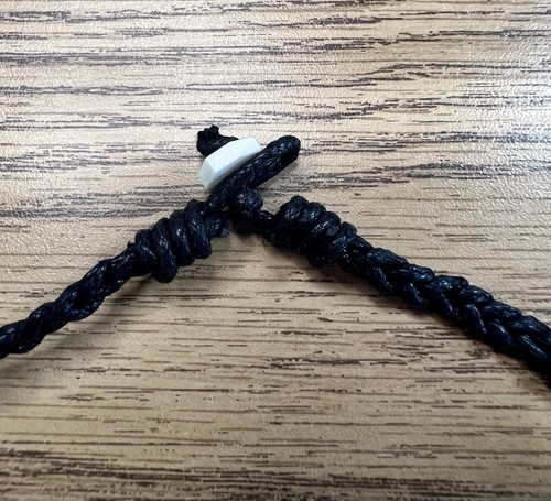 Wildschweinstoßzahn Doppelgelenk Halskette Hawaiian Style - Bild 4 von 6