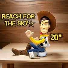   Disney Store Toy Story Woody 20" Plush Bendable Non-Talking Fixed Hat