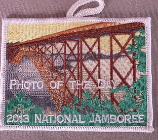Vintage 2013 National Jamboree Photo Of The Day Patch.