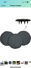 Ei Circular 15.5” Stepping Stones with Ground Stakes - Home or Garden Step Stone