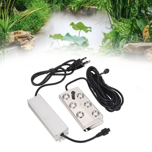 6 Head Ultrasonic Mist Maker 5L/H 304 Ultrasonic Fogger With 200W Power Supply♡ - Picture 5 of 24