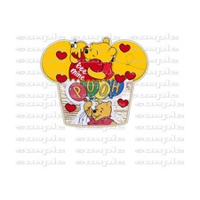 Disney cupcake Pooh Be Mine ou Premade Scrapbook Page Paper Piece die cut