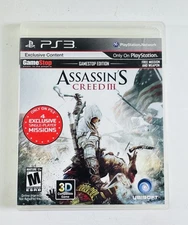 Assassin's Creed III (Sony PlayStation 3, 2012) No Manual ML407