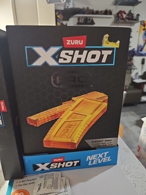 6 boxes Zuru X-Shot  X Shot Pro, 1 Half Clip And 1 Full Clip.  Clips Only . New