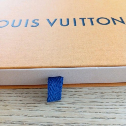 Louis Vuitton LV Tie silk 100% Monogram Gradient Blue made in Italy 615 - Picture 20 of 20