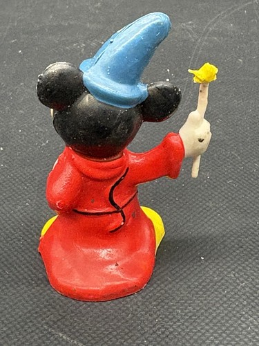 1980s Walt Disney Mickey Mouse Sorcerer's Apprentice Fantasia PVC Figure Toy - Picture 2 of 4