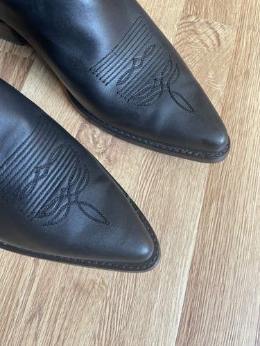 Rodeo Bravo Black Harness Cowboy Boots 11D! Great! Make An Offer! - Picture 2 of 11