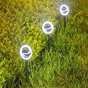 Énergie solaire 12LED Lampe à gazon extérieur lampe de jardin imperméable
