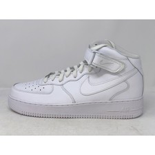 Nike Air Force 1 Mid Triple White Sneakers, Size 12 BNIB CW2289-111