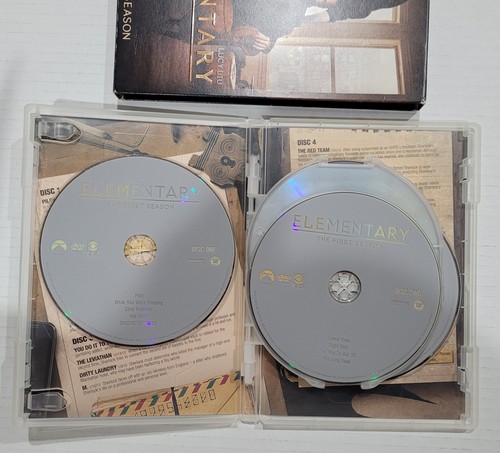 Elementary: Season 1 (6-Disc, DVD, 2012-2013) Johnny Lee Miller & Lucy Liu - Picture 7 of 19