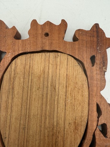 Arte da parete decorativa floreale legno intagliato originale vintage vittoriana tutto legno splendido - Foto 6 di 14