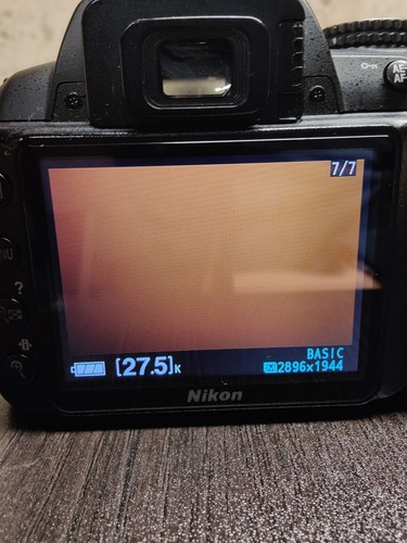 Nikon D3000 10.2MP Digital SLR Camera Body #3 - Picture 8 of 8