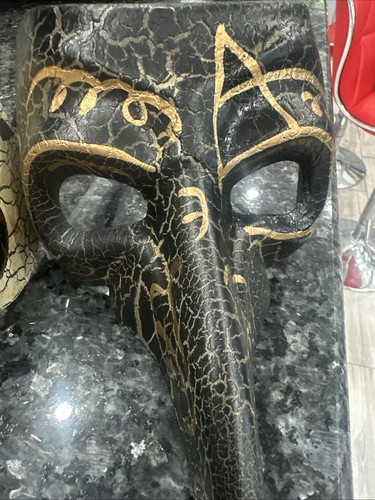 2 Máscaras de Peste Mardi Gras Halloween Nariz Larga Mascarada Cara Veneciana Steampunk - Imagen 4 de 8