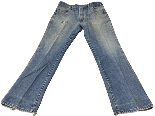 Vintage Wrangler Jeans - Herren - 36x32 - Blau - 945DEN - Made in USA - Distressed - Faded - Bild 1 von 13