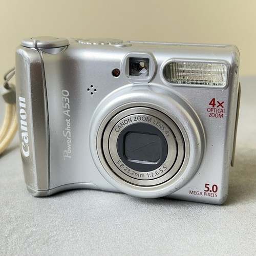 Canon PowerShot A530 5.0MP Compact Digital Camera-Tested-Working