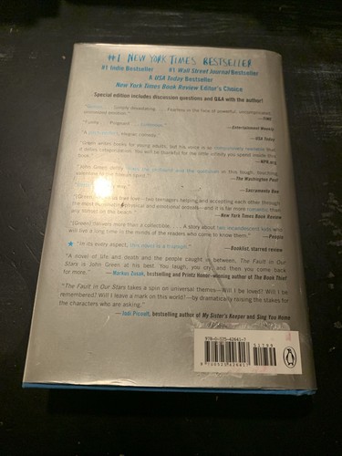 Fault in Our Stars by John Green (Hardcover) Exclusive Collector’s Edition - Picture 2 of 11