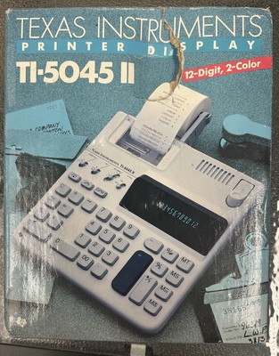 Texas Instruments Printer Display TI-5045 Calculator II New In Box