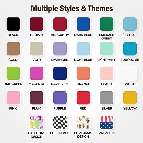 24-Pack Plastic Table Cloth - 54In. x 54in. X 108in. Rectangle Dark Blue - Picture 7 of 7